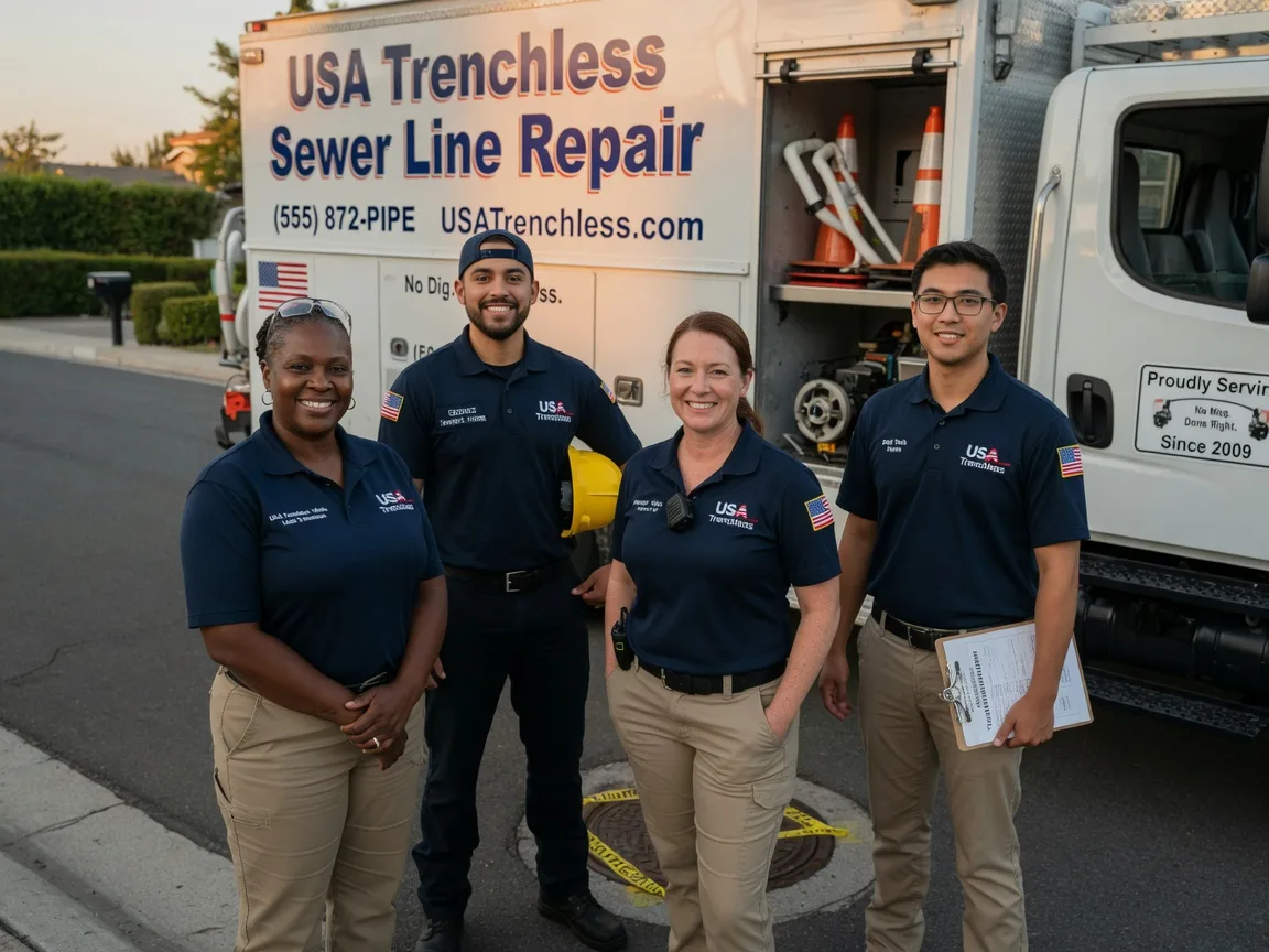 Sewer Line Repair company in Andreas, PA